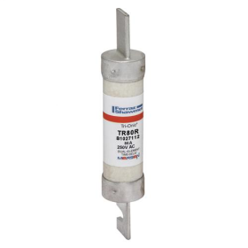 Mersen TR70R Current Limiting Time Delay Fuse, 70 A, 250 VAC/125 VDC, 200/20 kA, Class RK5, Cylindrical Body