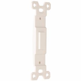 Pass & Seymour 80700W Mounting Strap for Blank Insert Box Mounted Changes Toggle Opening to Blank Thermoset Plastic Light Almond
