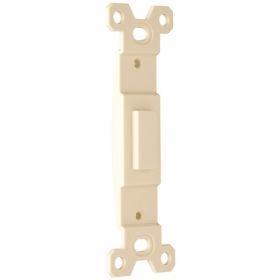 Pass & Seymour 80700LA Mounting Strap for Blank Insert Box Mounted Changes Toggle Opening to Blank Thermoset Plastic Light Almond
