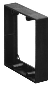 Gadget 10026 3/4 In. Double-Gang Wall Box Extender, Black