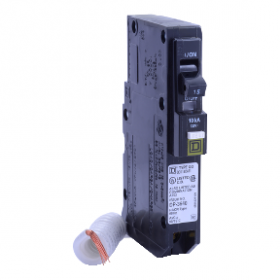 Square D QO115CAFI 15A 1-Pole Combination AFCI 120/240V 10kA Plug-On QO Circuit Breaker with Pigtail