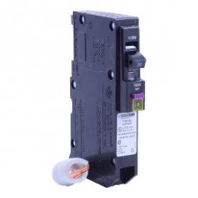 Square D QO120DF 20A 1-Pole AFCI/GFCI 120V 10kA Plug-On QO Circuit Breaker with Pigtail