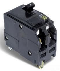 Square D QO215 15A 2-Pole 120/240V 10kA Plug-On QO Circuit Breaker