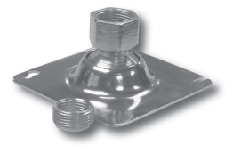 Crouse-Hinds TPSFH12 Flexible Fixture Hanger for 1/2 & 3/4 in Conduit Stems Mounts To 4" Square Junction Boxes