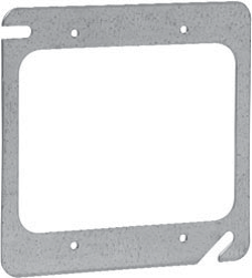 Crouse-Hinds TP494 4 In. Square 2-Device Flat Steel Box Cover
