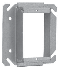 Crouse-Hinds TP528 4 In. Square 1-Device 1-1/2 In. Raised Steel Box Cover