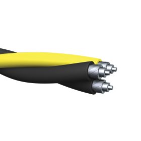 1/0 3-Conductor (1/0-1/0-2) Brenau Aluminum 600v Underground URD Cable