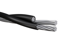 #2 Aerial Conch Aluminum Triplex Cable