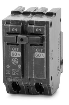 GE THQL2160 60A 2-Pole 120/240V 10kA Plug-On Circuit Breaker