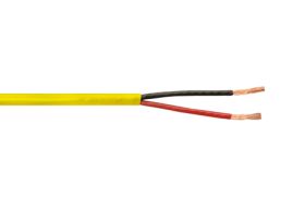 Southwire Soundsational 94742-45-02 Type CL3 Professional Round Audio Cable 500 Ft. 14 AWG Bare Stranded Copper Conductor PVC Yellow Jacket