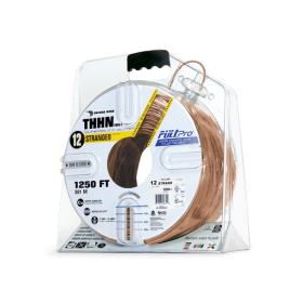 Encore Pullpro 12AWG THHN Wire Stranded Copper Brown 1250 Ft. Pullbox