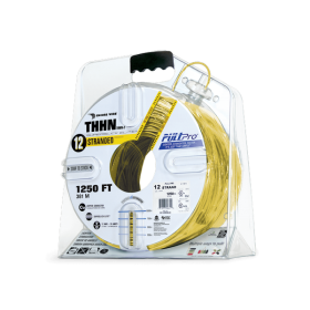 Encore Pullpro 12AWG THHN Wire Stranded Copper Yellow 1250 Ft. Pullbox