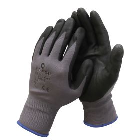 Eclipse 902-620 Nitrile-Coated Work Gloves Medium Abrasion, Cut, Tear, and Puncture Resistant