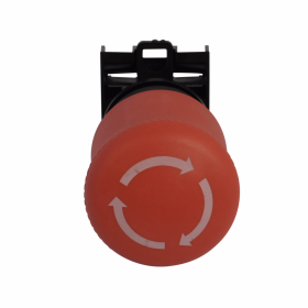 Cutler-Hammer M22-PVT 35mm Twist-To-Release Emergency Stop Pushbutton, Red, Non-Illuminated, NEMA 4X and 13