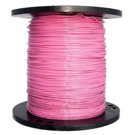 #12 THHN Solid Copper Pink Wire 500 Ft. Reel