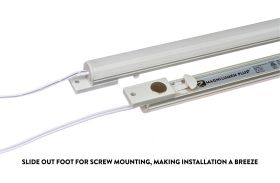 Magnilumen MRK2430-40K Magnetic LED Retrofit Kit, 30W, 3500K/4000K/5000K Selectable Dimming, 4 Ft. Strips