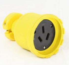 K&H C1050DF 50A 3P 3-Wire Connector N10-50 120V/250V Yellow