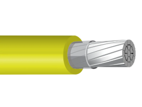 350MCM XHHW-2 Stranded Yellow Aluminum Wire