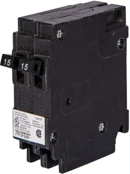 Siemens Q1515NC 15A 1-Pole 120V 10kA Plug-On QT Circuit Breaker, Non-CTL