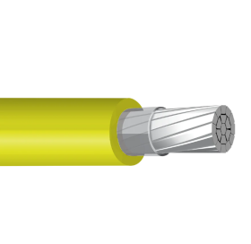 2/0 XHHW-2 Stranded Aluminum Yellow Wire