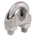 M&W MW8624 3/8" Wire Rope Clip, Malleable Iron, Zinc Plated