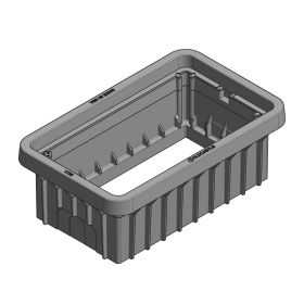 OLDCASTLE 17301552 1730-18 DL/LW UNIT, FLUSH COVER T22 GRAY, 2X 1/2-6 HEX AUGER CPBLT, MARKING PLATE REQUIRED
