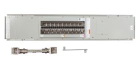 Cutler-Hammer PRL2X3400B42A 400A Three-Phase Four-Wire 42-Circuit Pow-R-Xpress Panelboard, Aluminum Bus, PRL2X Interior, 480Y/277 VAC