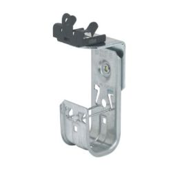 B-Line BCH21-U-2-4 1-5/16 In. Cable to Beam J-Hook, 1/8 to 1/4 In. Flange, 30 lbs Load Capacity,  Pre-Galvanized Steel