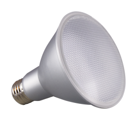 Satco S29430 PAR30LN LED Lamp, 12.5 Watts, Medium E26 Base, 1000 Lumens, Dimmable, Warm White, 6 per Box