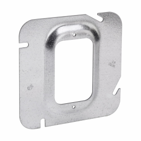 Crouse-Hinds TP576 4-11/16 In. Square 1-Device 1/2 In. Raised Steel Box Cover