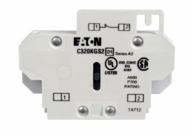 Cutler-Hammer C320KGS21 Freedom NEMA Auxiliary Contact, NO Circuit, for Starters and Contactors, NEMA Sizes 3-5, IEC Sizes L-S