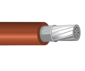 #1 XHHW-2 Stranded Brown Aluminum Wire