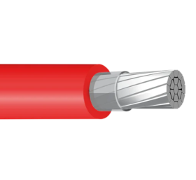 #1 XHHW-2 Stranded Red Aluminum Wire