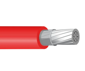 #6 XHHW-2 Red Stranded Aluminum Wire