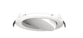 RAB WFRLA6R129FA120WS 6" Recessed Downlight Back-lit Gimbal Wafer