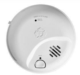 BRK SMICO100-AC 1046870 Interconnect Hardwire 2-In-1 Smoke & CO Alarm With Battery Backup