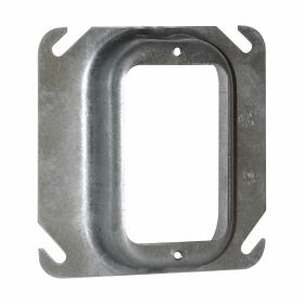 Crouse-Hinds TP490 4 In. Square 1-Device 1-1/4 In. Raised Steel Box Cover
