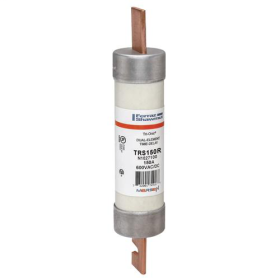 Mersen TRS150R Current Limiting Time Delay Fuse, 150 A, 600 VAC/300 VDC, 200/20 kA, Class RK5, Cylindrical Body
