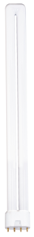 Satco S8667 22-1/2 In. T5 Long Twin Compact Fluorescent Lamp, 40 Watts, PL 4-Pin 2G11 Base, 3500 Lumens, Neutral White