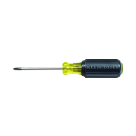Klein Tools 603-3 #1 Phillips Screwdriver, 3-Inch Round Shank