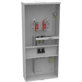 Milbank U3990-XL-200 Ringless Meter Socket, 240 VAC, 200 A, 1 Phase, NEMA 3R Enclosure (New England Utility Only)