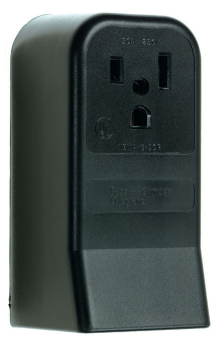 Pass & Seymour 3852 Power Outlets 50 A, 250 VAC, 2P, 3W Surface Mount Receptacle