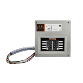 Generac 9854 Homelink 50Amp Indoor 10-16 Circuit Pre-Wired Manual Transfer Switch