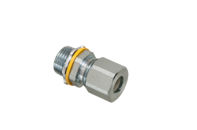 Arlington LPCG50S, 1/2 in Zinc Plated Steel Strain Relief Cord Connector .2-.472 in Cable Opening