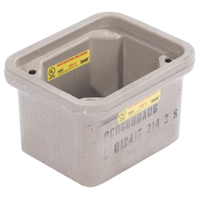 Quazite PC1212BA12 Polymer Concrete 12x12x12 In. Underground Box, Tier 15, Cover and Bolts Sold Separately