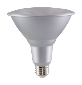 Satco S29455 PAR38 LED Lamp, 17.5 Watts, Medium E26 Base, 1400 Lumens, Dimmable, Soft White, 6 per Box