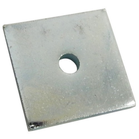 Morris 17616 Square Flat Washer, 7/16 in ID, 1/4 in THK, Steel