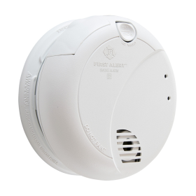 BRK 7010LBL First Alert 120V AC/DC Hardwired Photoelectric Smoke Alarm with 10-Year Sealed Lithium Battery Backup