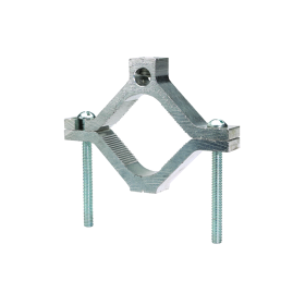Burndy GC15A GC-A Dual Rated Mechanical Grounding Clamp, 1/2 to 1 in, 14 to 1/0 AWG Conductor Aluminum