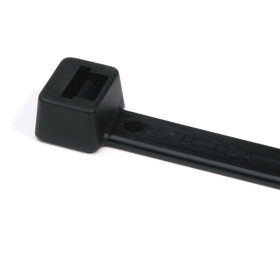 HellermannTyton T120L0K2 30 In. Black Heavy Duty Cable Tie, UL Rated, 120 lbs. Tensile Strength, PA66, 50 per Pack